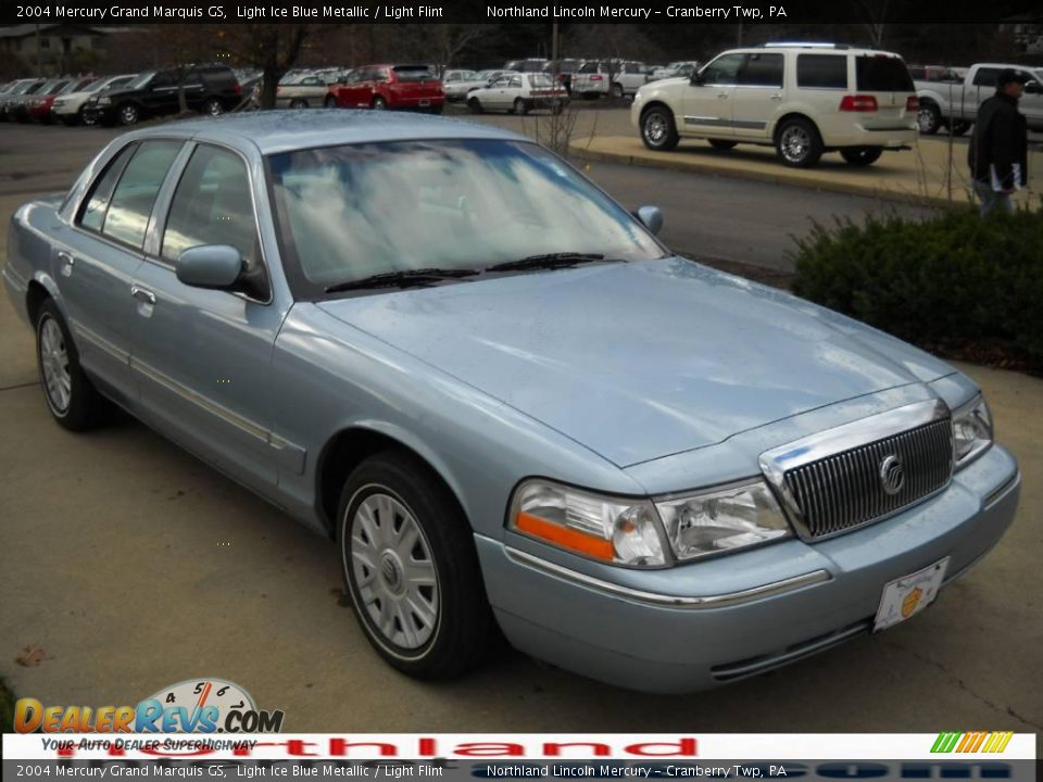2004 Mercury Grand Marquis GS Light Ice Blue Metallic / Light Flint Photo #15