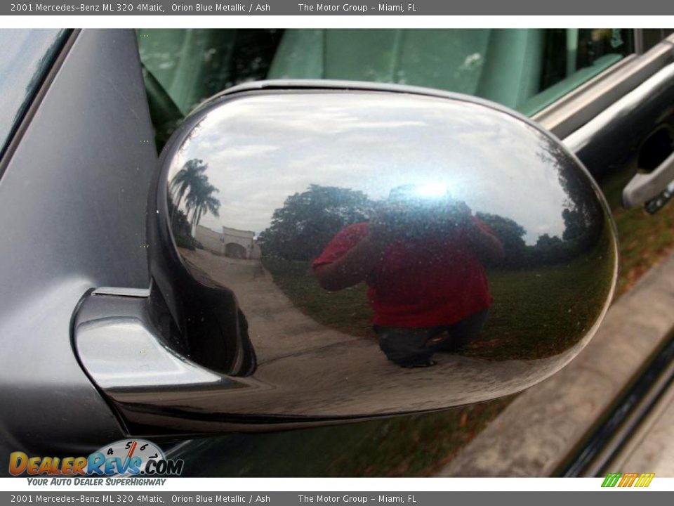 2001 Mercedes-Benz ML 320 4Matic Orion Blue Metallic / Ash Photo #25
