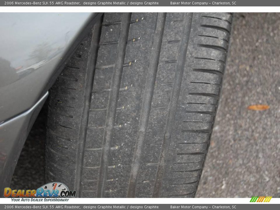 2006 Mercedes-Benz SLK 55 AMG Roadster designo Graphite Metallic / designo Graphite Photo #19