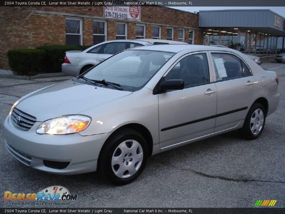 2004 Toyota Corolla CE Lunar Mist Silver Metallic / Light Gray Photo #1