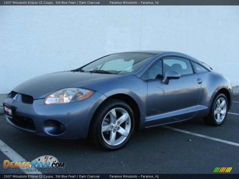 2007 Mitsubishi Eclipse GS Coupe Still Blue Pearl / Dark Charcoal Photo #1