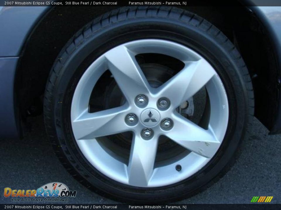2007 Mitsubishi Eclipse GS Coupe Still Blue Pearl / Dark Charcoal Photo #6