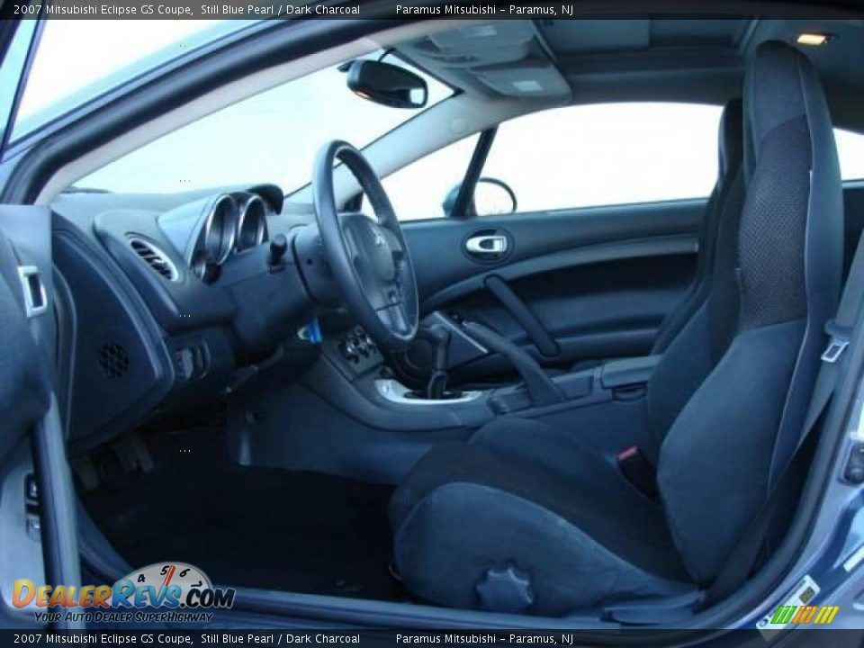 2007 Mitsubishi Eclipse GS Coupe Still Blue Pearl / Dark Charcoal Photo #9