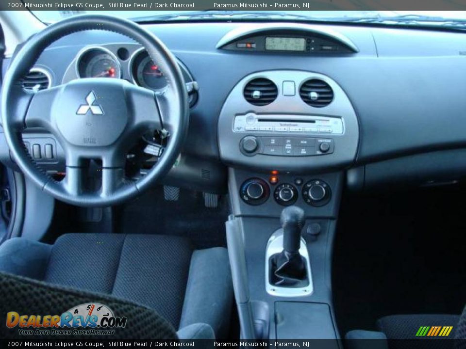 2007 Mitsubishi Eclipse GS Coupe Still Blue Pearl / Dark Charcoal Photo #11