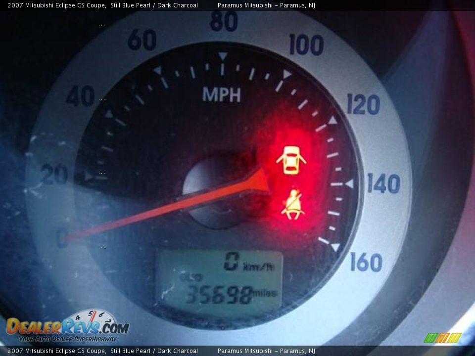 2007 Mitsubishi Eclipse GS Coupe Still Blue Pearl / Dark Charcoal Photo #12