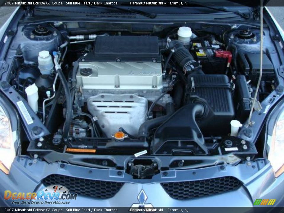 2007 Mitsubishi Eclipse GS Coupe Still Blue Pearl / Dark Charcoal Photo #15