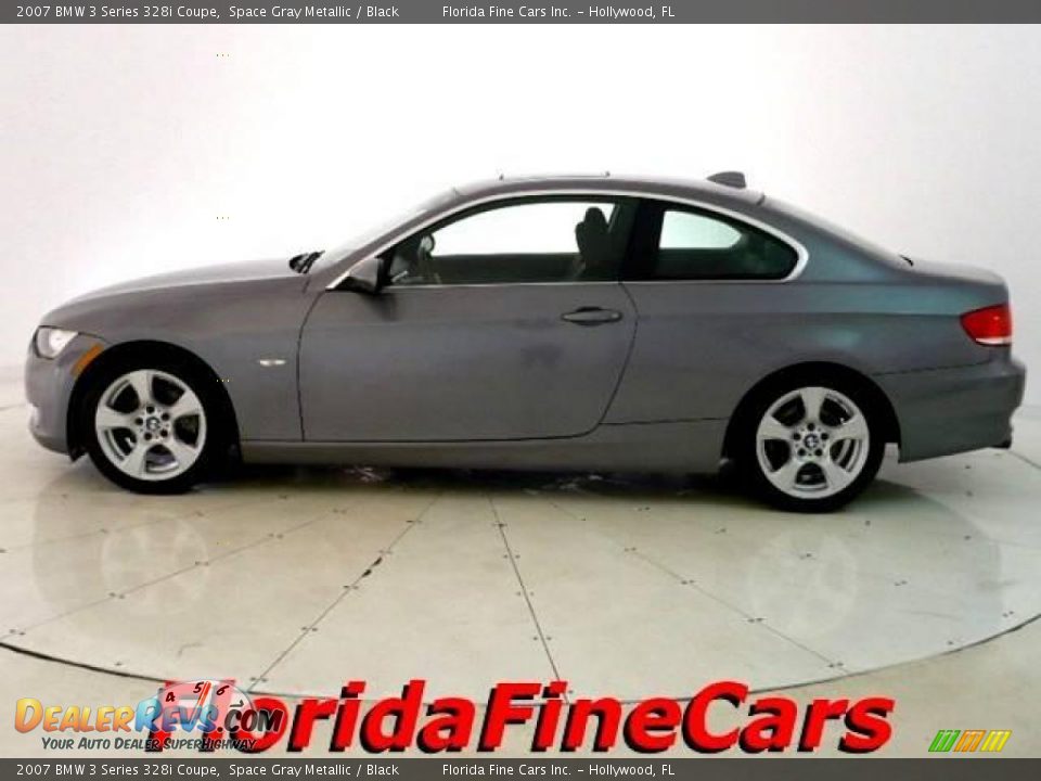 2007 BMW 3 Series 328i Coupe Space Gray Metallic / Black Photo #3