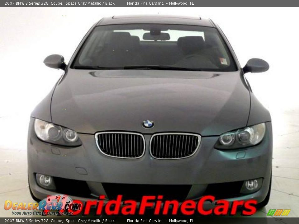 2007 BMW 3 Series 328i Coupe Space Gray Metallic / Black Photo #5