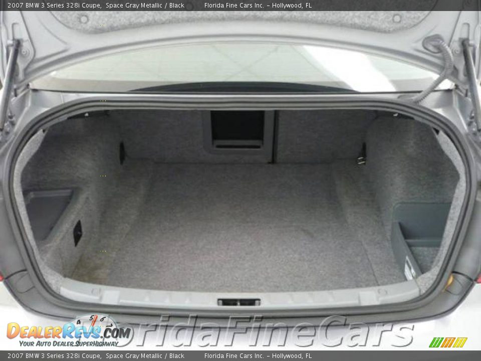 2007 BMW 3 Series 328i Coupe Space Gray Metallic / Black Photo #10