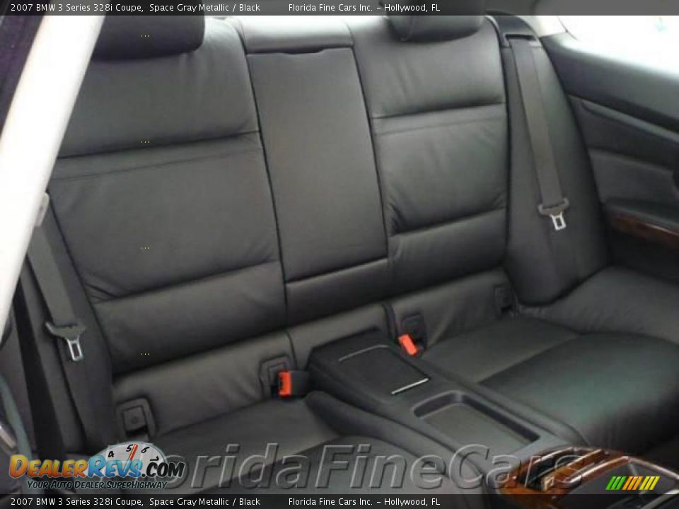 2007 BMW 3 Series 328i Coupe Space Gray Metallic / Black Photo #13