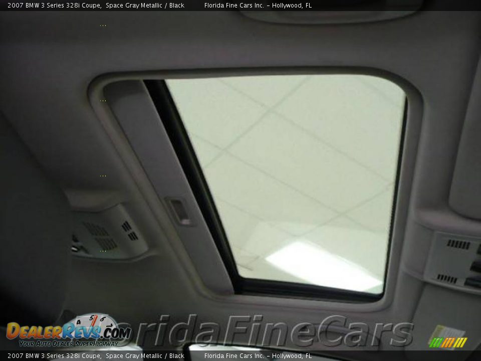 2007 BMW 3 Series 328i Coupe Space Gray Metallic / Black Photo #17
