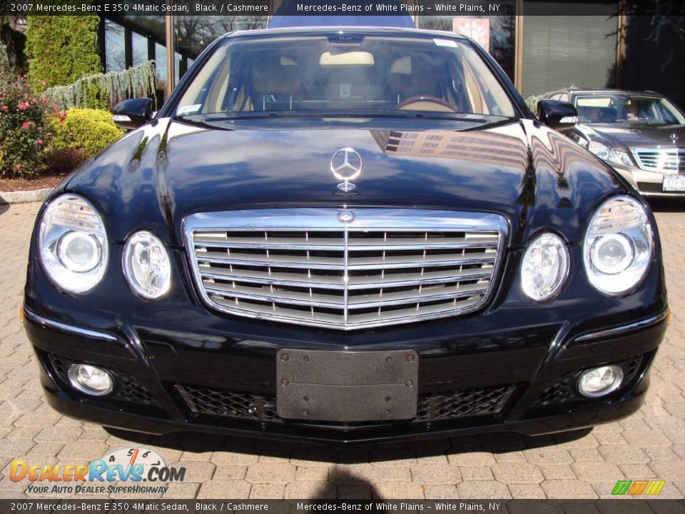 2007 Mercedes-Benz E 350 4Matic Sedan Black / Cashmere Photo #2