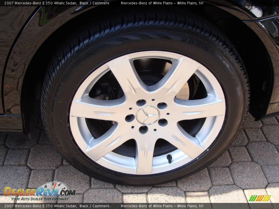 2007 Mercedes-Benz E 350 4Matic Sedan Black / Cashmere Photo #7