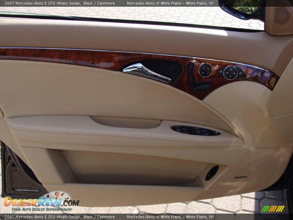2007 Mercedes-Benz E 350 4Matic Sedan Black / Cashmere Photo #8