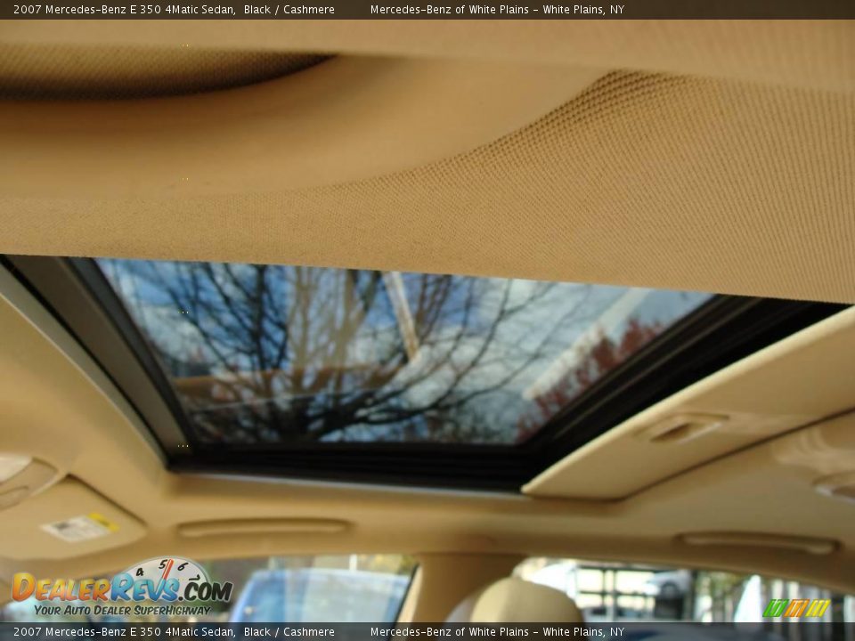2007 Mercedes-Benz E 350 4Matic Sedan Black / Cashmere Photo #11