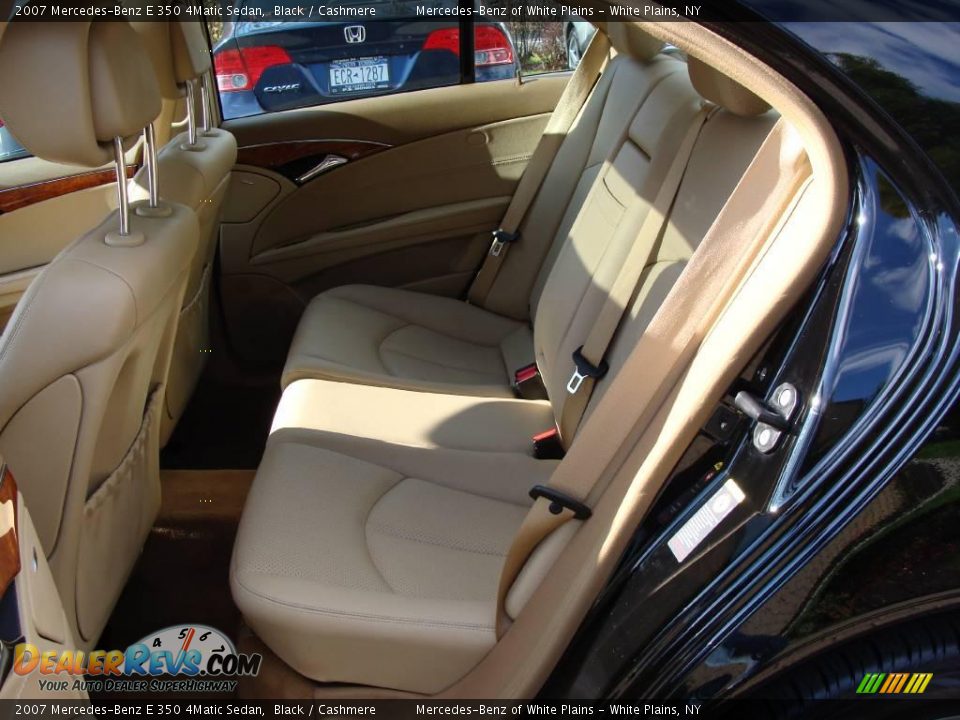 2007 Mercedes-Benz E 350 4Matic Sedan Black / Cashmere Photo #15