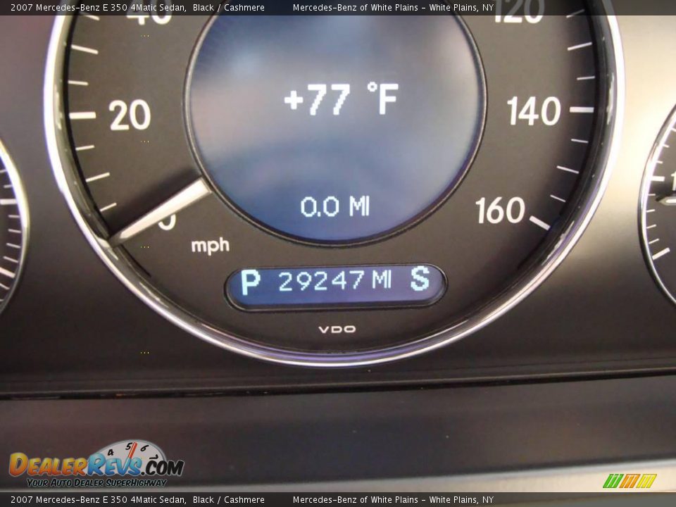 2007 Mercedes-Benz E 350 4Matic Sedan Black / Cashmere Photo #19