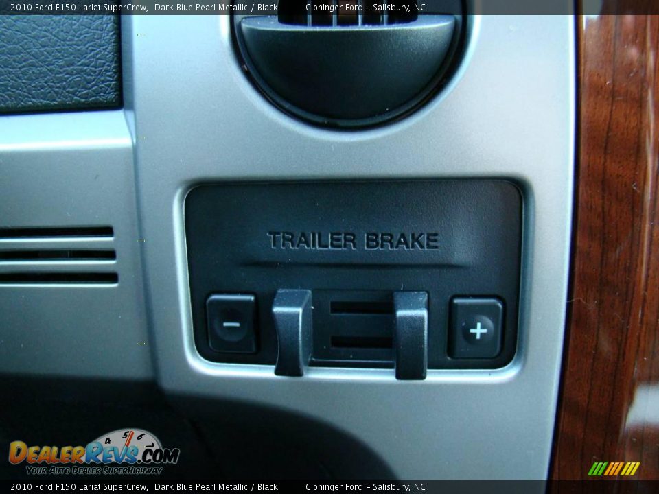 2010 Ford F150 Lariat SuperCrew Dark Blue Pearl Metallic / Black Photo #24