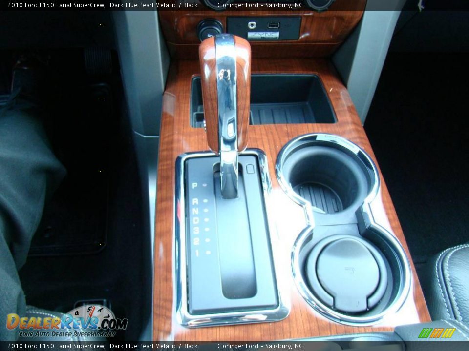 2010 Ford F150 Lariat SuperCrew Dark Blue Pearl Metallic / Black Photo #25