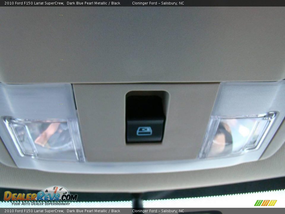 2010 Ford F150 Lariat SuperCrew Dark Blue Pearl Metallic / Black Photo #26