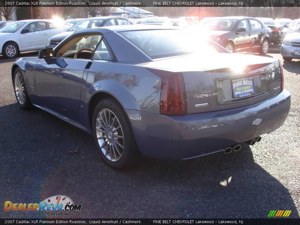 2007 Cadillac XLR Platinum Edition Roadster Liquid Amethyst / Cashmere Photo #5