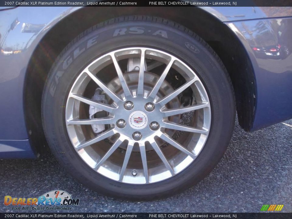 2007 Cadillac XLR Platinum Edition Roadster Liquid Amethyst / Cashmere Photo #6