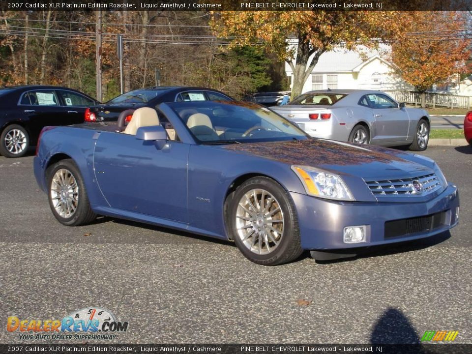 2007 Cadillac XLR Platinum Edition Roadster Liquid Amethyst / Cashmere Photo #13