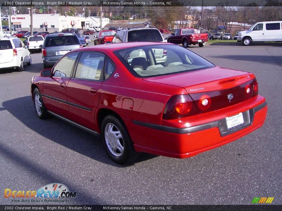 2002 Chevrolet Impala Bright Red / Medium Gray Photo #2