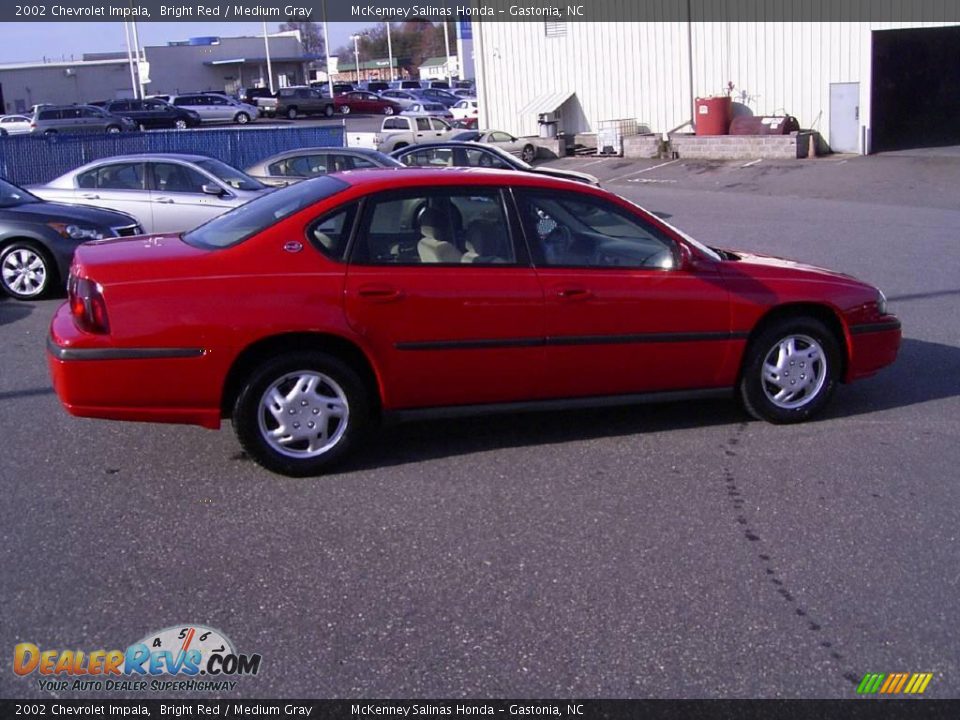 2002 Chevrolet Impala Bright Red / Medium Gray Photo #5