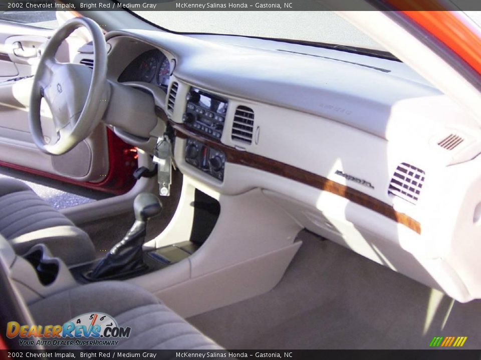 2002 Chevrolet Impala Bright Red / Medium Gray Photo #15