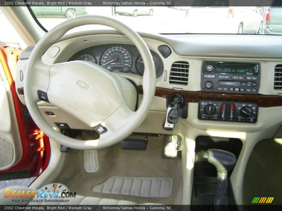 2002 Chevrolet Impala Bright Red / Medium Gray Photo #21