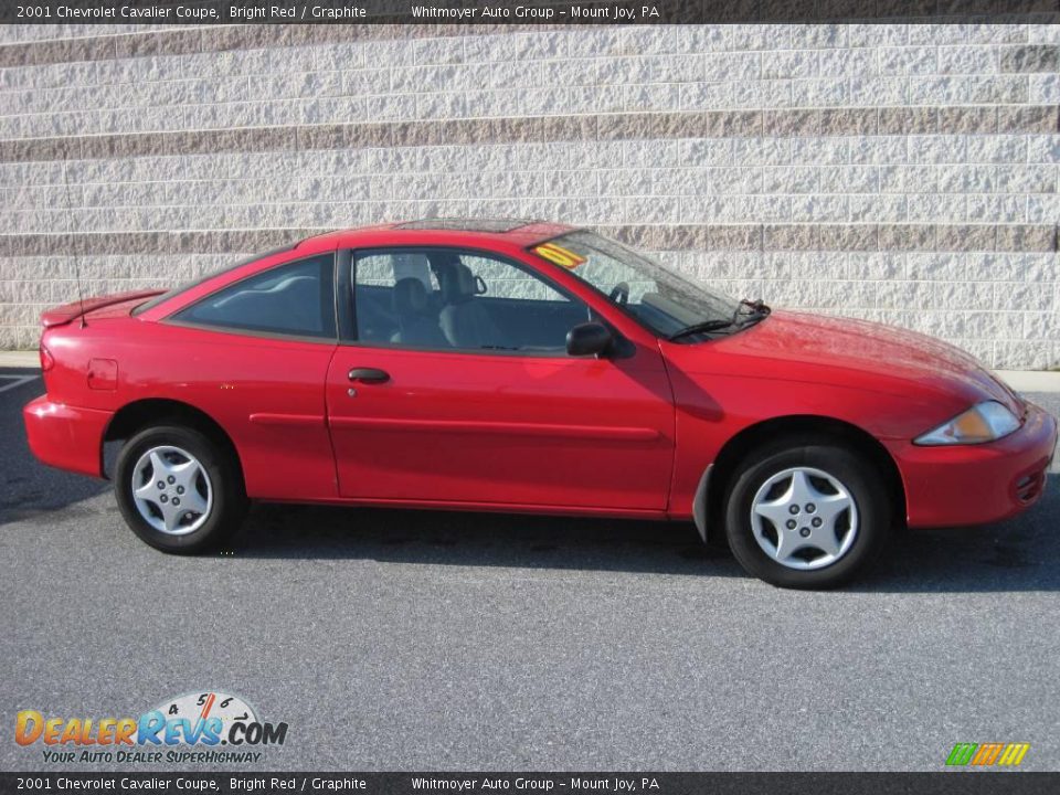 2001 Chevrolet Cavalier Coupe Bright Red / Graphite Photo #1