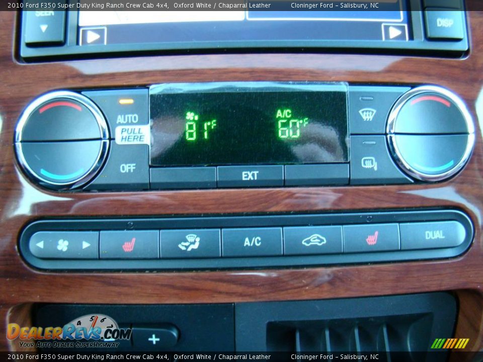 2010 Ford F350 Super Duty King Ranch Crew Cab 4x4 Oxford White / Chaparral Leather Photo #26