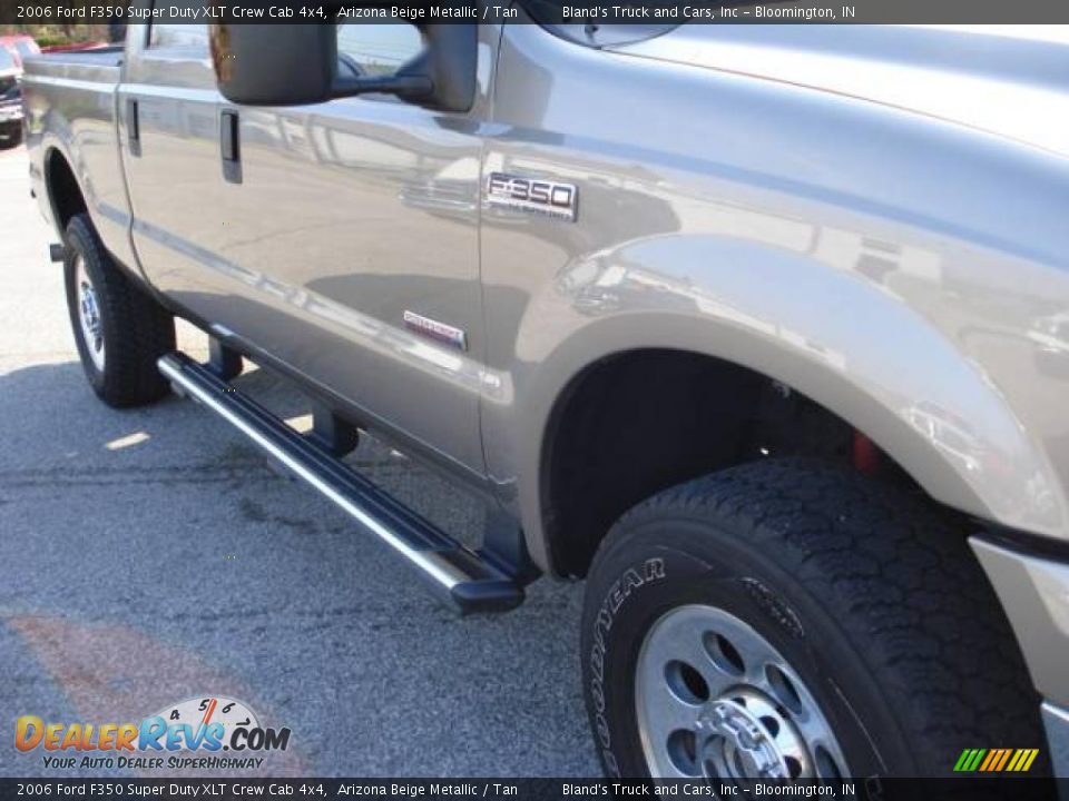 2006 Ford F350 Super Duty XLT Crew Cab 4x4 Arizona Beige Metallic / Tan Photo #16