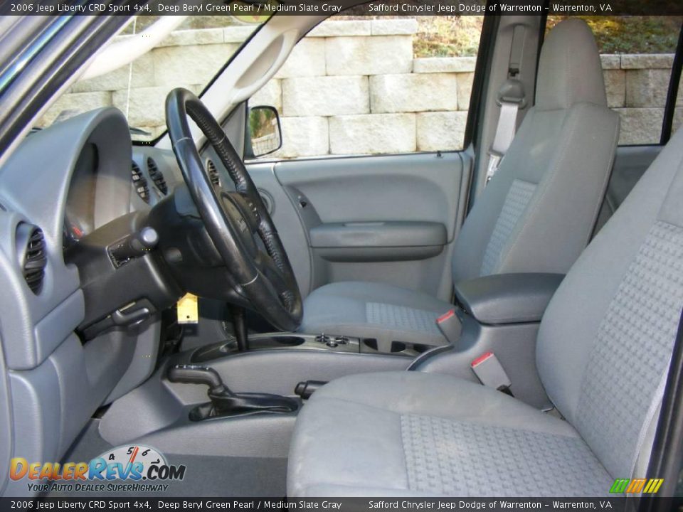 2006 Jeep Liberty CRD Sport 4x4 Deep Beryl Green Pearl / Medium Slate Gray Photo #13