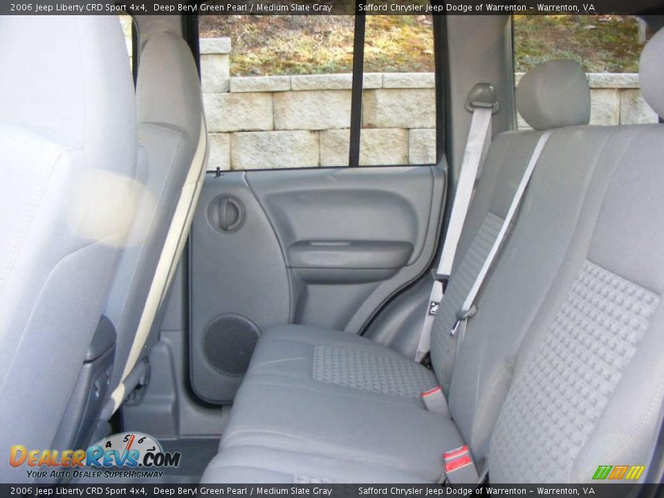 2006 Jeep Liberty CRD Sport 4x4 Deep Beryl Green Pearl / Medium Slate Gray Photo #16