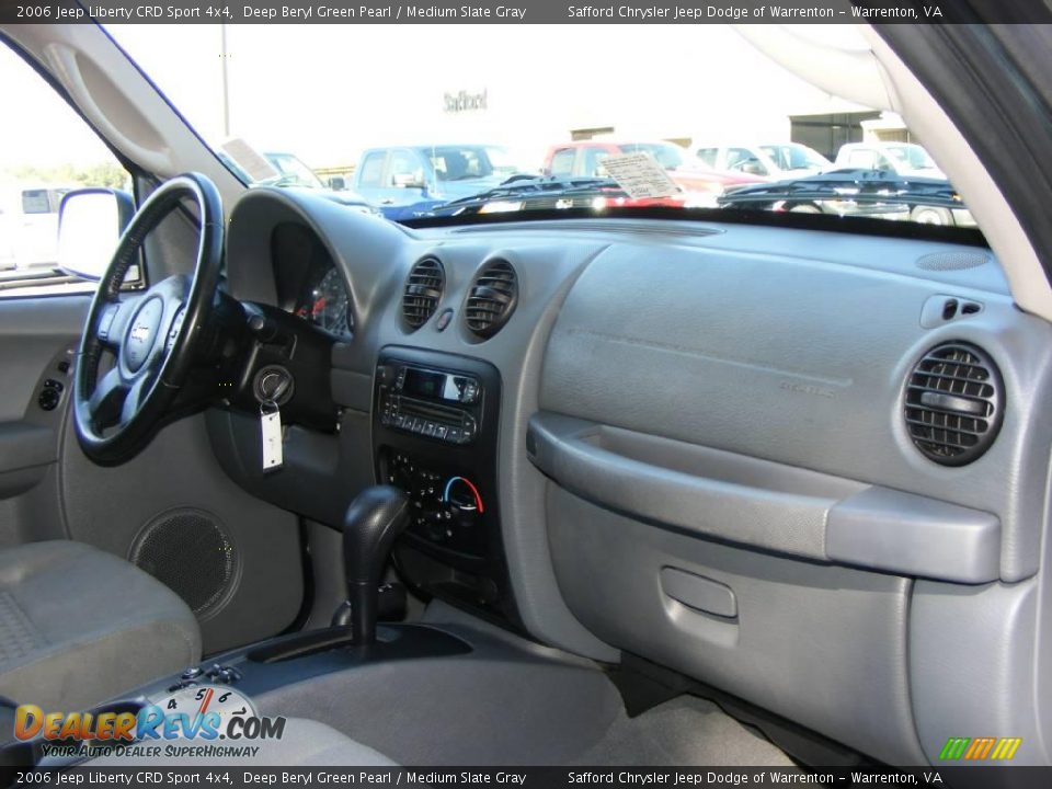 2006 Jeep Liberty CRD Sport 4x4 Deep Beryl Green Pearl / Medium Slate Gray Photo #20