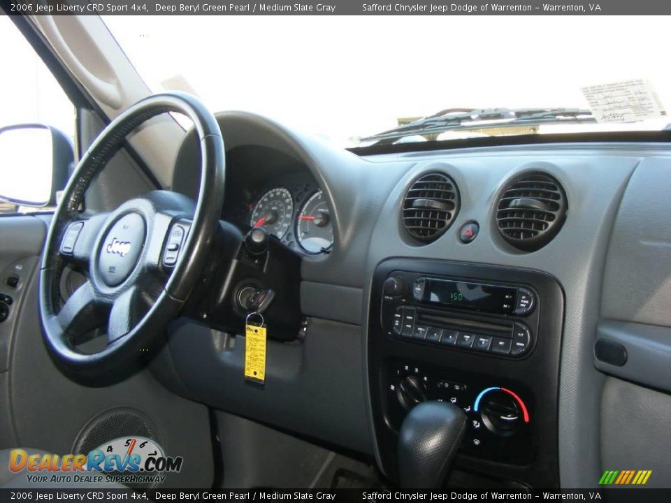 2006 Jeep Liberty CRD Sport 4x4 Deep Beryl Green Pearl / Medium Slate Gray Photo #21