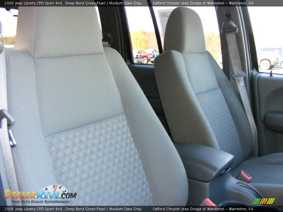 2006 Jeep Liberty CRD Sport 4x4 Deep Beryl Green Pearl / Medium Slate Gray Photo #23