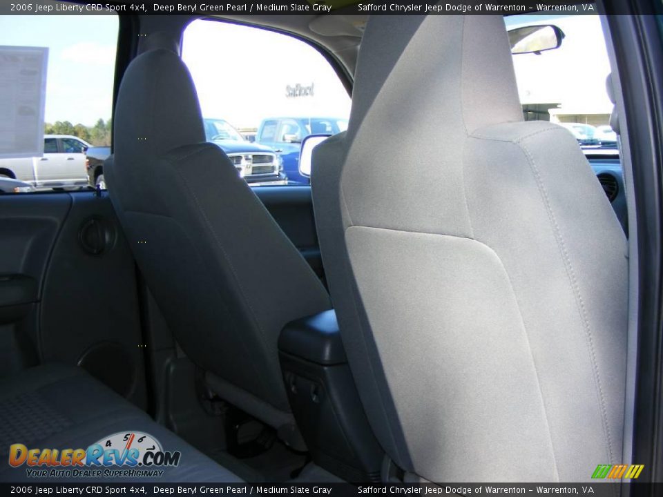 2006 Jeep Liberty CRD Sport 4x4 Deep Beryl Green Pearl / Medium Slate Gray Photo #24