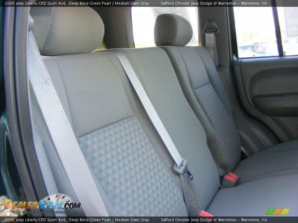 2006 Jeep Liberty CRD Sport 4x4 Deep Beryl Green Pearl / Medium Slate Gray Photo #26