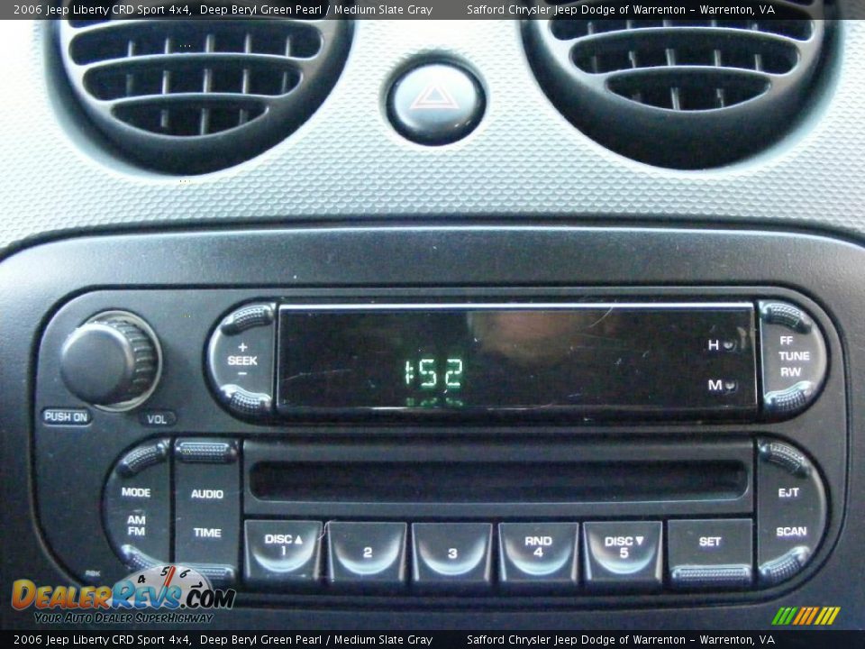 2006 Jeep Liberty CRD Sport 4x4 Deep Beryl Green Pearl / Medium Slate Gray Photo #34