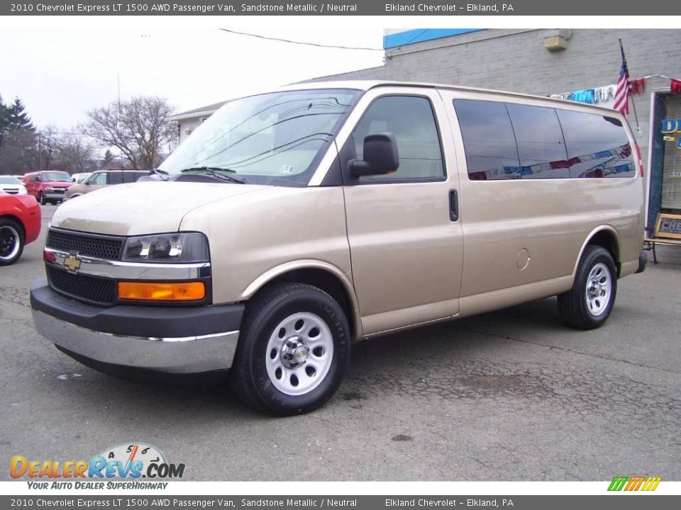 2010 Chevrolet Express LT 1500 AWD Passenger Van Sandstone Metallic / Neutral Photo #1