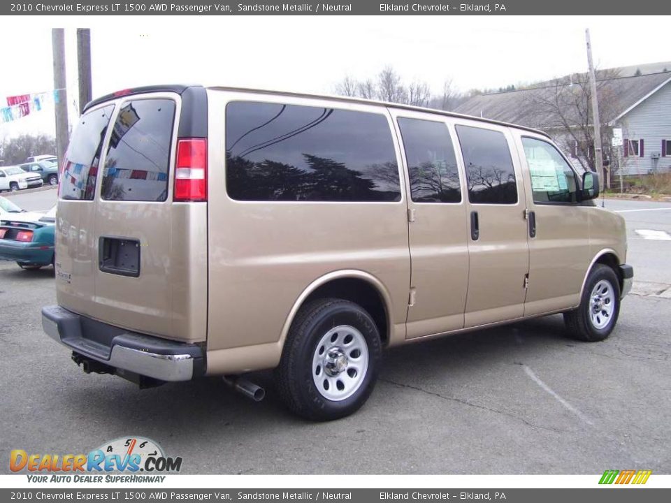 2010 Chevrolet Express LT 1500 AWD Passenger Van Sandstone Metallic / Neutral Photo #5