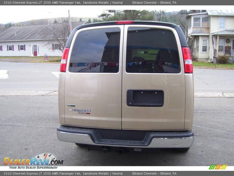 2010 Chevrolet Express LT 1500 AWD Passenger Van Sandstone Metallic / Neutral Photo #6