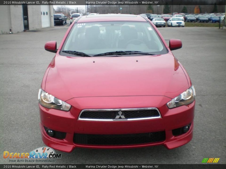 2010 Mitsubishi Lancer ES Rally Red Metallic / Black Photo #14
