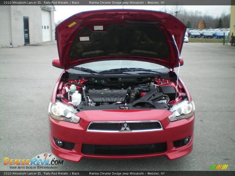 2010 Mitsubishi Lancer ES Rally Red Metallic / Black Photo #15