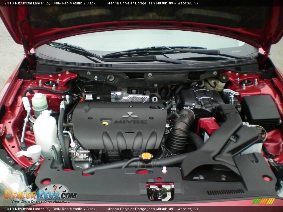 2010 Mitsubishi Lancer ES Rally Red Metallic / Black Photo #16