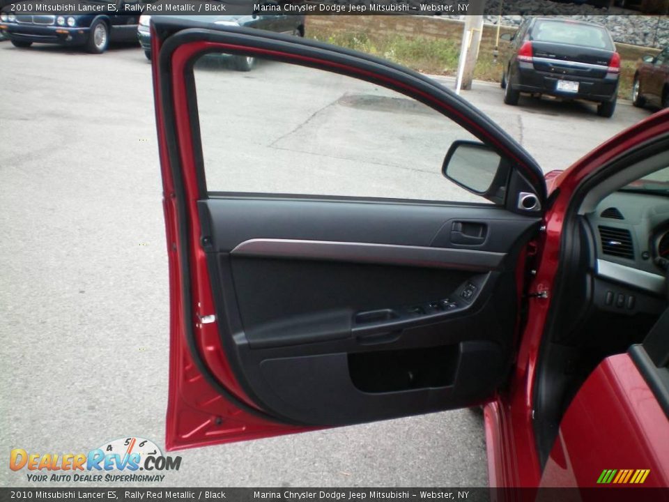 2010 Mitsubishi Lancer ES Rally Red Metallic / Black Photo #17