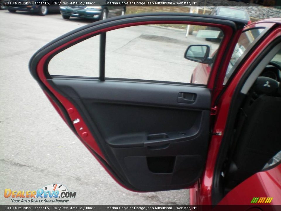 2010 Mitsubishi Lancer ES Rally Red Metallic / Black Photo #18